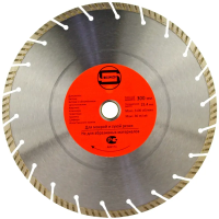 ААлмазный диск 300*25.4/22.23*11*3.4мм Turbo-Segment Strong СТД-13500300